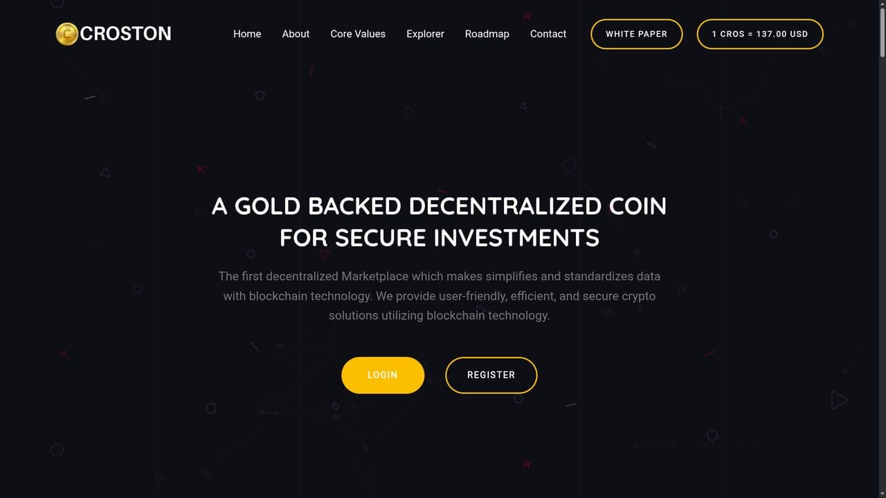 Croston — gold-backed digital assets built by KNC